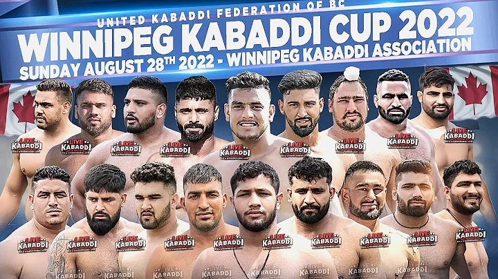 LIVE - Winnipeg Kabaddi Cup 2022 Canada Kabaddi