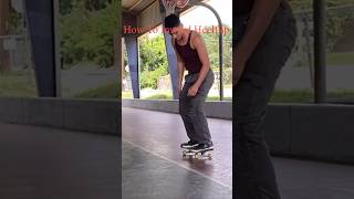 Tutorial on How to Easily learn to Inward Heelflip in under 60 seconds  #skateboarding