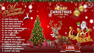 LAGU NATAL TERPOPULER 2023 - 2024 ENAK BUAT DIDENGAR - SANG RAJA DAMAI (LIRIK) || MERRY CHRSITMAS