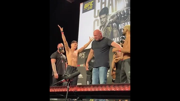 Dana White wouldn’t let Figueiredo near Moreno 🚫 | #Shorts