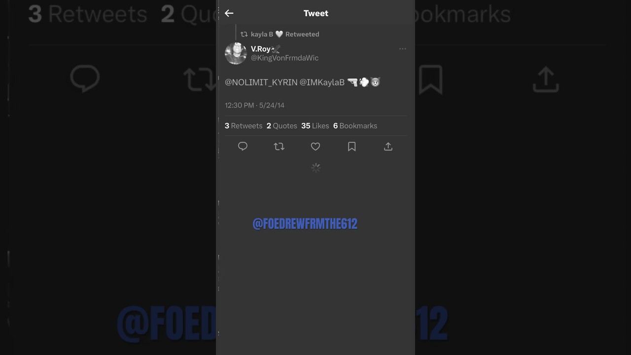 King Von & Nolimit Kyro Fight Over Sister Kayla B In Old Tweets 👀🤯😈