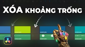 Xóa khoảng trống trong Davinci Resolve