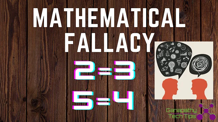 Mathematical Fallacy 2=3, 5=4
