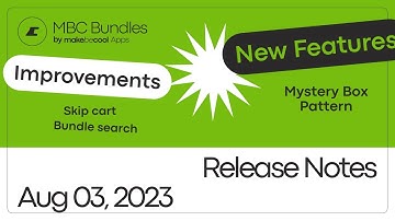 MBC Bundles - Release Notes: Aug 03, 2023