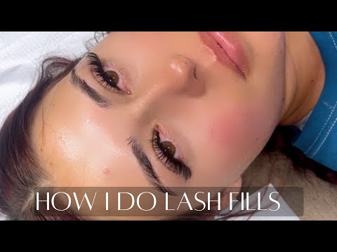 HOW I DO LASH FILLS | HYBRID WET SET | LASH WITH ME | VEYES