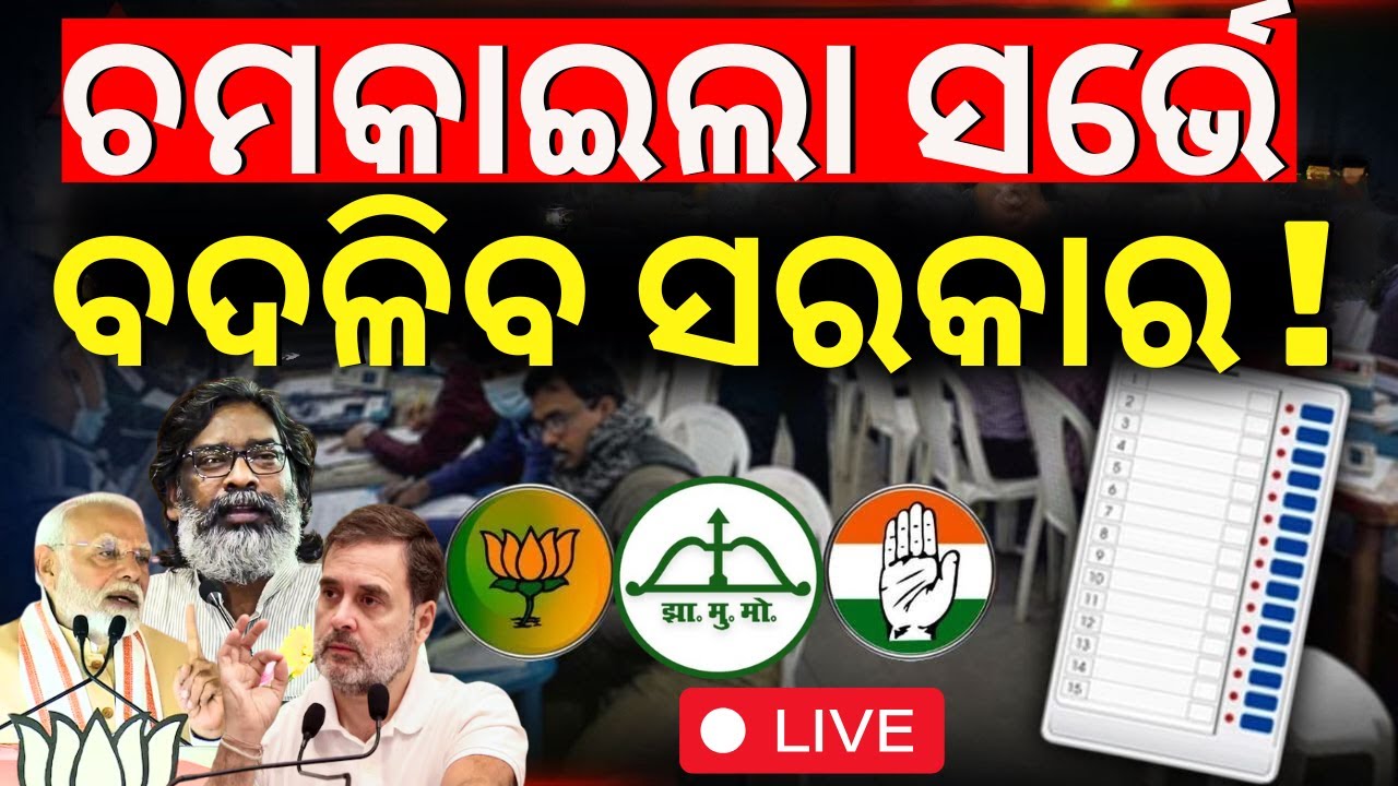 Maharashtra Exit Poll 2024 | ଚମକାଇଲା ସର୍ଭେ,ବଦଳିବ ସରକାର ! | Jharkhand Exit Poll 2024 | BJP