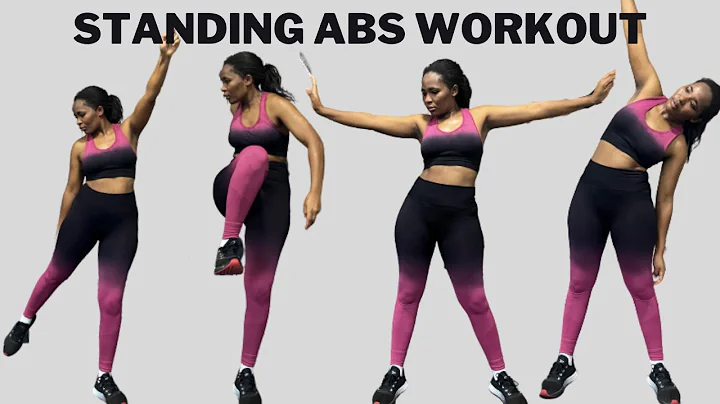 Standing ABS Workout  SMALL WAIST & LOSE BELLY FAT