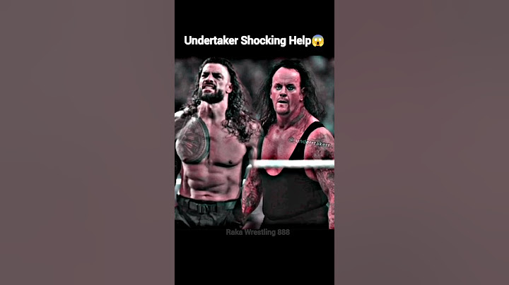Roman Reigns Help By The Undertaker Friends💀☠️| Roman Reigns attitude 😈🤯#shorts #wwe #romanreigns