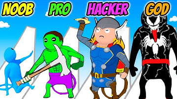 Monsters Gang 3D - NOOB vs PRO vs HACKER vs GOD