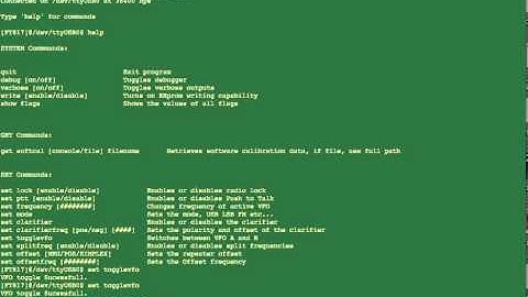 FT817OS Perl based OD for the Yaesu FT-817 - early release video