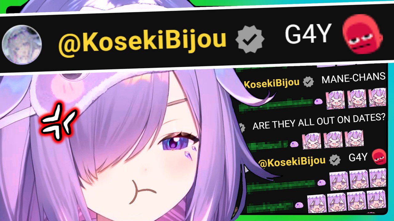 Biboo realizes that all Mane-chans are on dates and can't end her stream