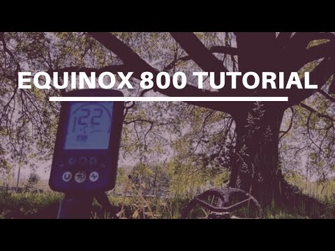Minelab Equinox 800 - Learning The Machine