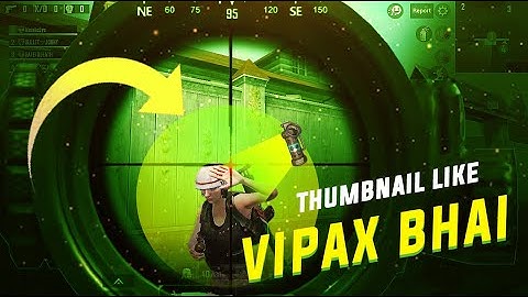 How to make "Thumbnail like vipax" | In PS