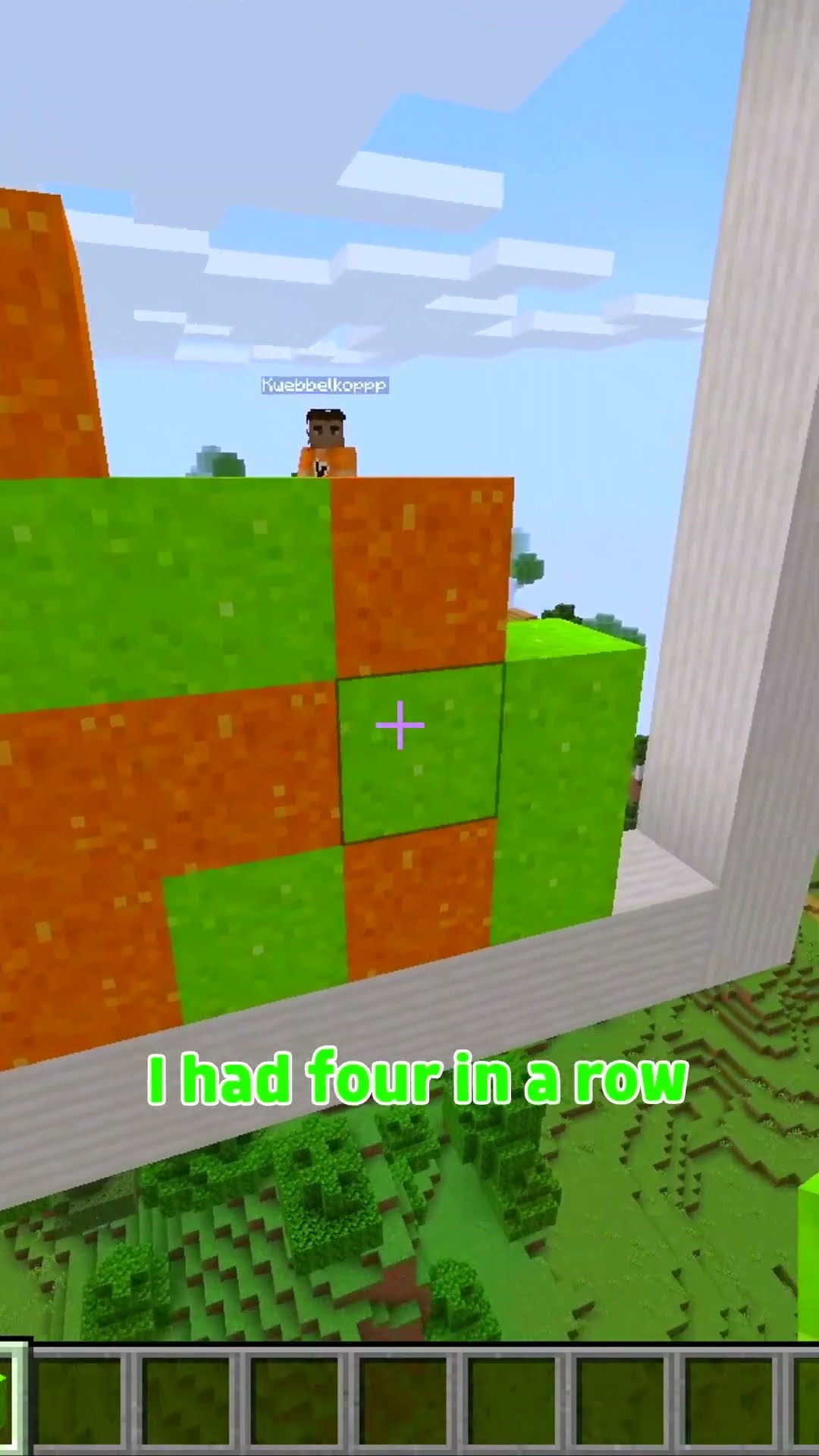 Minecraft Four In A Row vs. Kwebbelkop