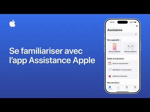 Se familiariser avec l’app Assistance Apple pour iPhone, iPad et Apple Vision Pro | Assistance Apple