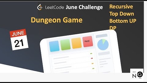 dungeon game leetcode | dungeon game | leetcode 174 | recursive | top down dp | bottom up dp