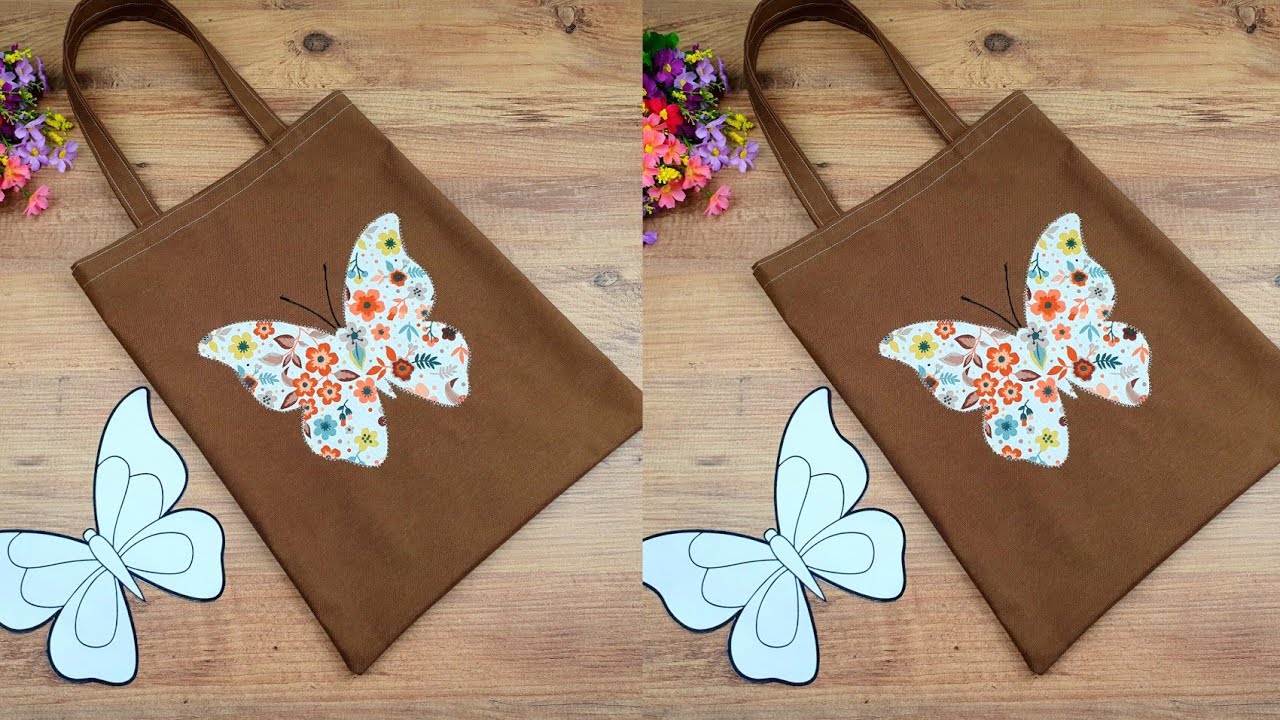 Your New Favorite Tote Bag – Butterfly Style! 🦋 Beginner Sewers