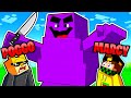 SFIDO MARCY A COSTRUIRE IL GRIMACE SHAKE MALEDETTO GIGANTE NELLE BUILD BATTLE DI MINECRAFT! *EPICO*