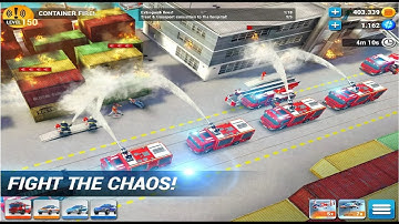 EMERGENCY HQ - firefighter rescue strategy game Android Gameplay