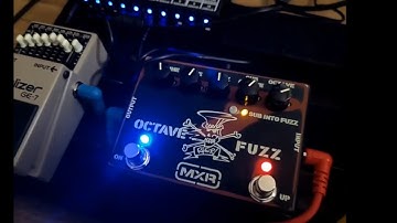 MXR Slash Octave Fuzz Boss GE 7 SW95 Cry Baby Marshall Silver Mini Jubilee Improv 🎩🌹🎸🎬🎥💥