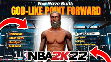 BEST POINT FORWARD BUILD IN NBA 2K22! CONTACT DUNKS + HOF SHOOTING BADGES! BEST ISO BUILD