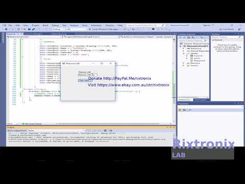 Tutorial visual studio 2019 c++ app button textbox