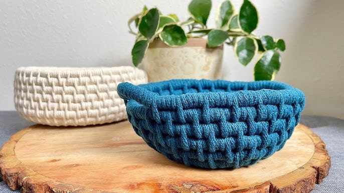 How to Make a Coil Crochet Basket for Beginners 