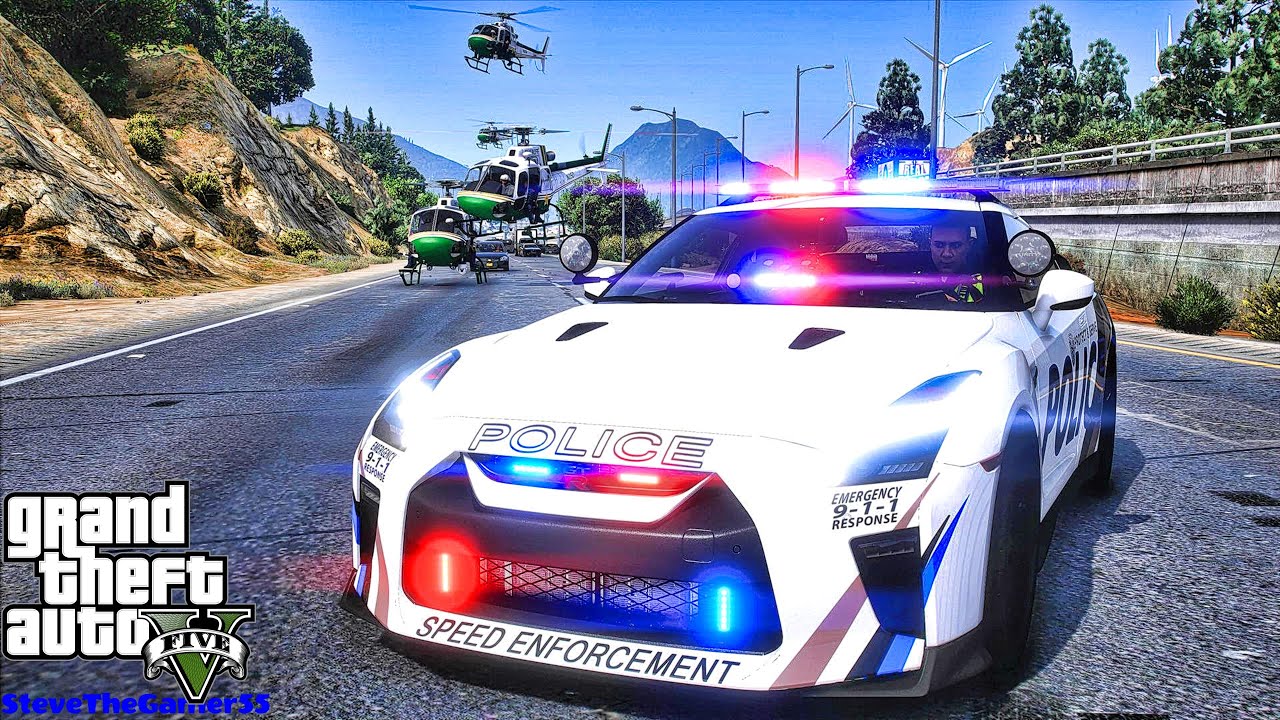 Суперкары Sunday Patrol в модах GTA 5 || Мод GTA 5 Lspdfr | 4K