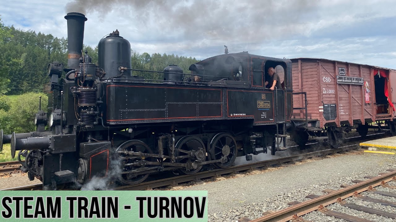 Journey Through Time on a 1913 Steam Train from Turnov - YouTube