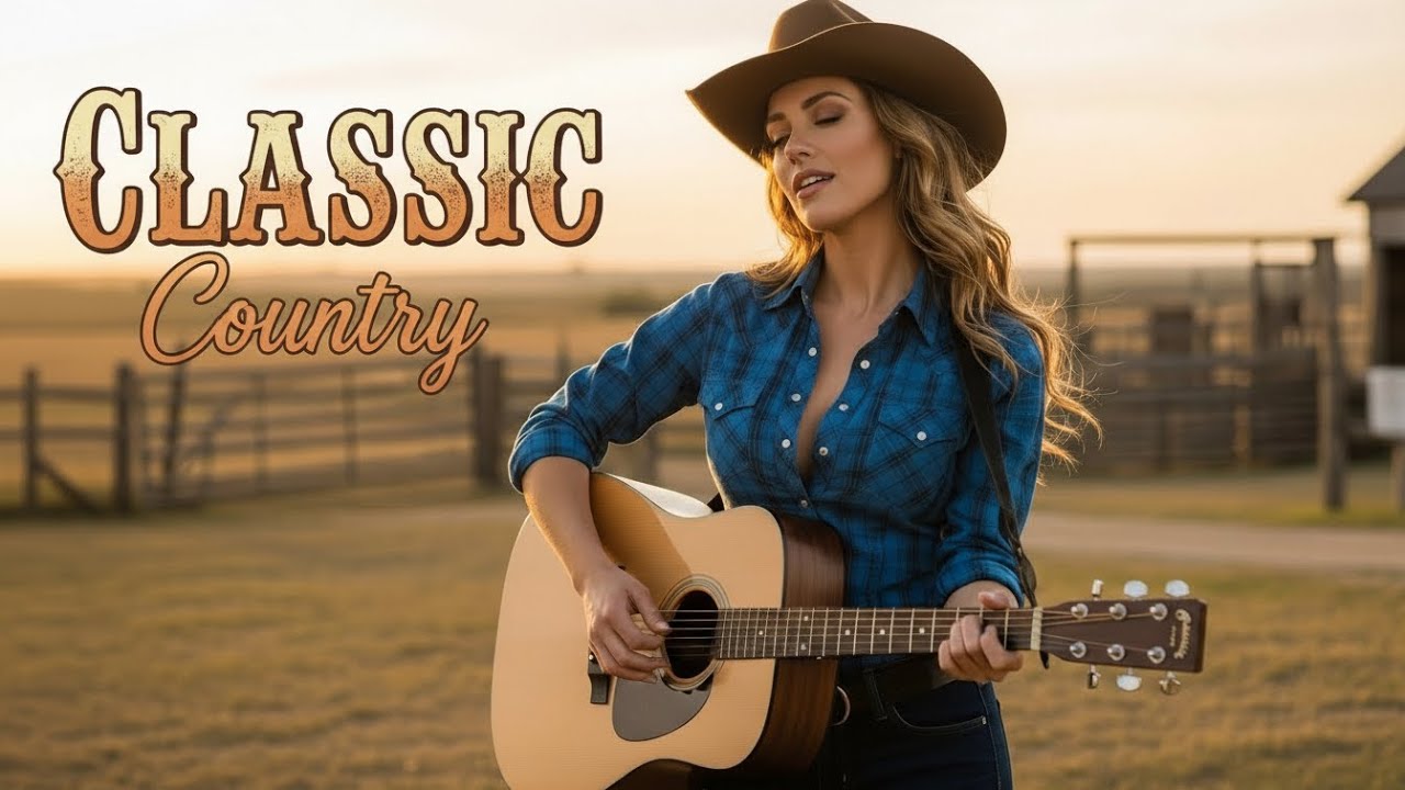 Timeless Slow Country Folk Songs Collection – Classic Acoustic Country Inspired by John Denver