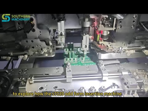 S7020T Odd Form Insertion Machine -Reel Terminal & Radial Taped for Smart EMS factory PCB assembly