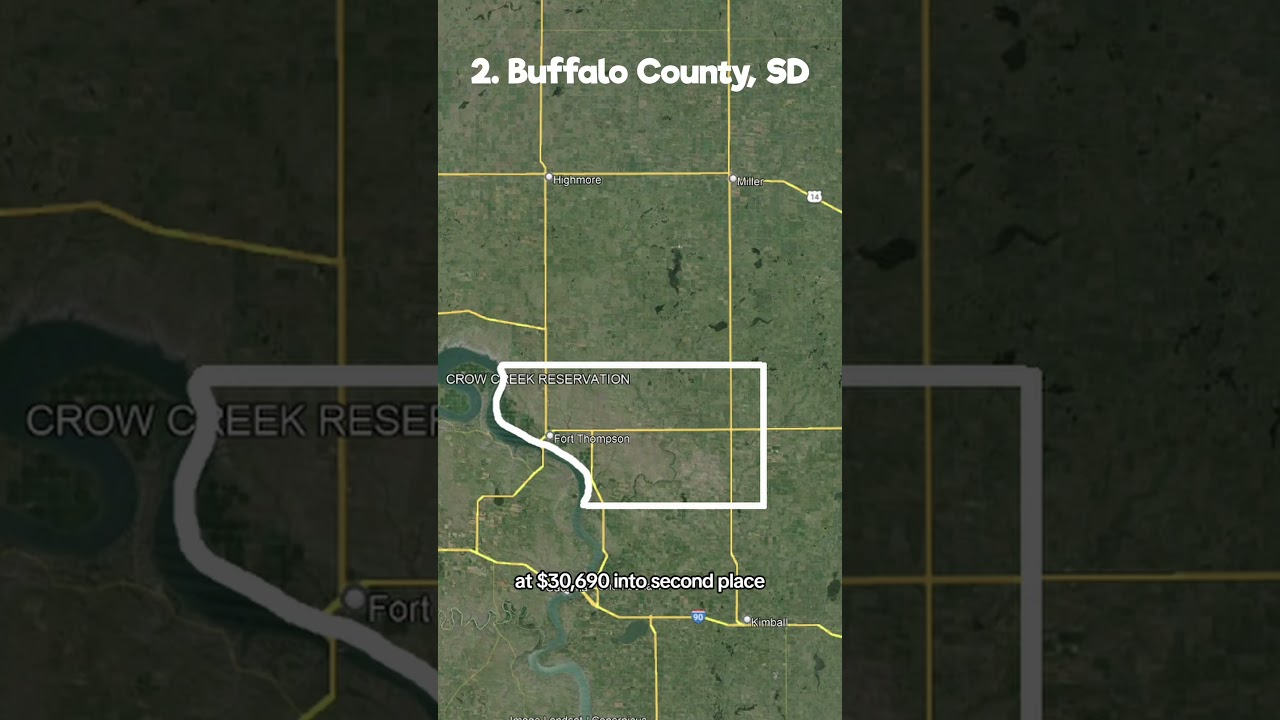 The Poorest US Counties 