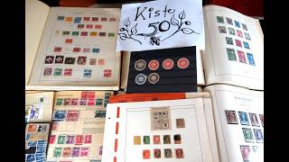 Stamp sales video: Treasure hunt and sale in anniversary box 50 with stamps and letters