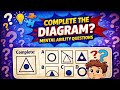 Complete the diagram 🧠✍️ Navodaya exams mental ability questions💡#viralvideo #videos
