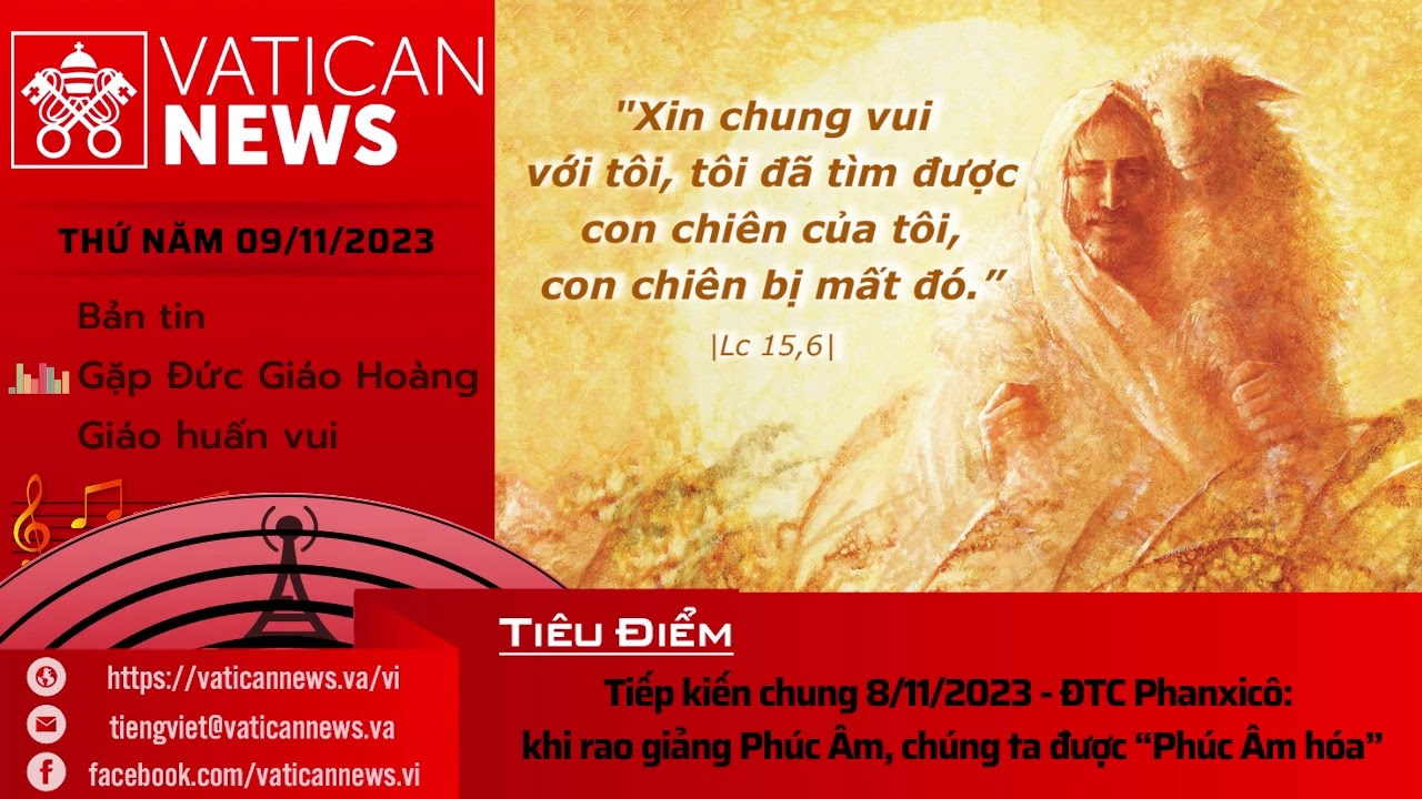 Radio thứ Năm 09/11/2023 - Vatican News Tiếng Việt