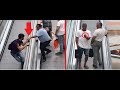 Love escalator prank