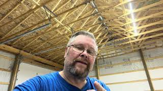 30 x 40 Pole Barn foam board insulation, part #10