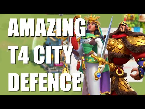 Can T4 player take rallies in Heroic Anthem(RoK) and defeat them? Amazing city defence in RoK