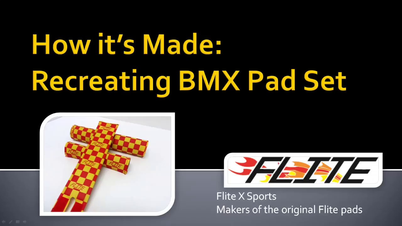 reproduction bmx pad sets