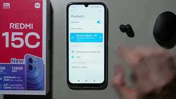 Redmi 15C: How to Pair Headphones/Earbuds