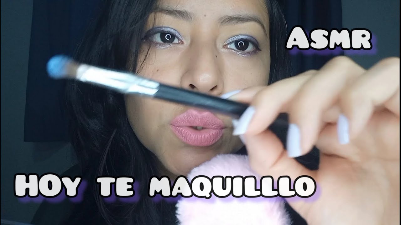 ASMR de MAQUILLAJE 💄 súper RELAJANTE 👌 // ASMR para DORMIR 😴 YouTube