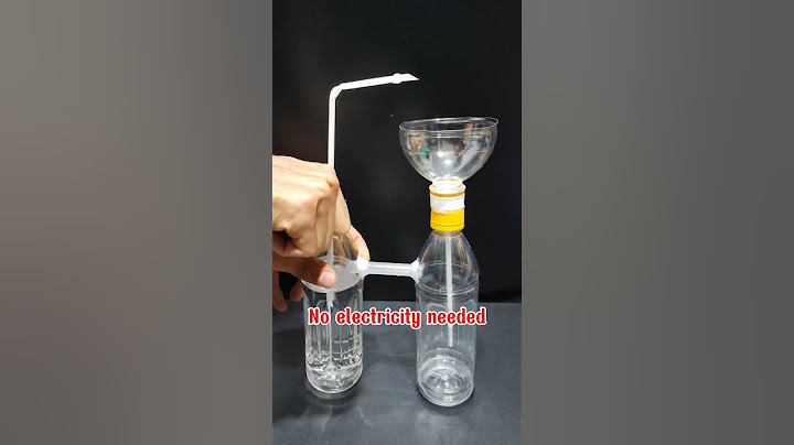 DIY Desktop Fountain Without Electricity From Plastic Bottles #shorts