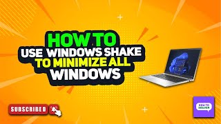 How to Use Windows Shake to Minimize All Windows 2025 screenshot 5