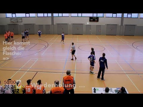 Handballregeln: Rudelbildung, 3 Rote Karten, Flaschenwurf