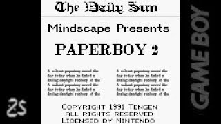 Paperboy 2 (Game Boy) - playthrough