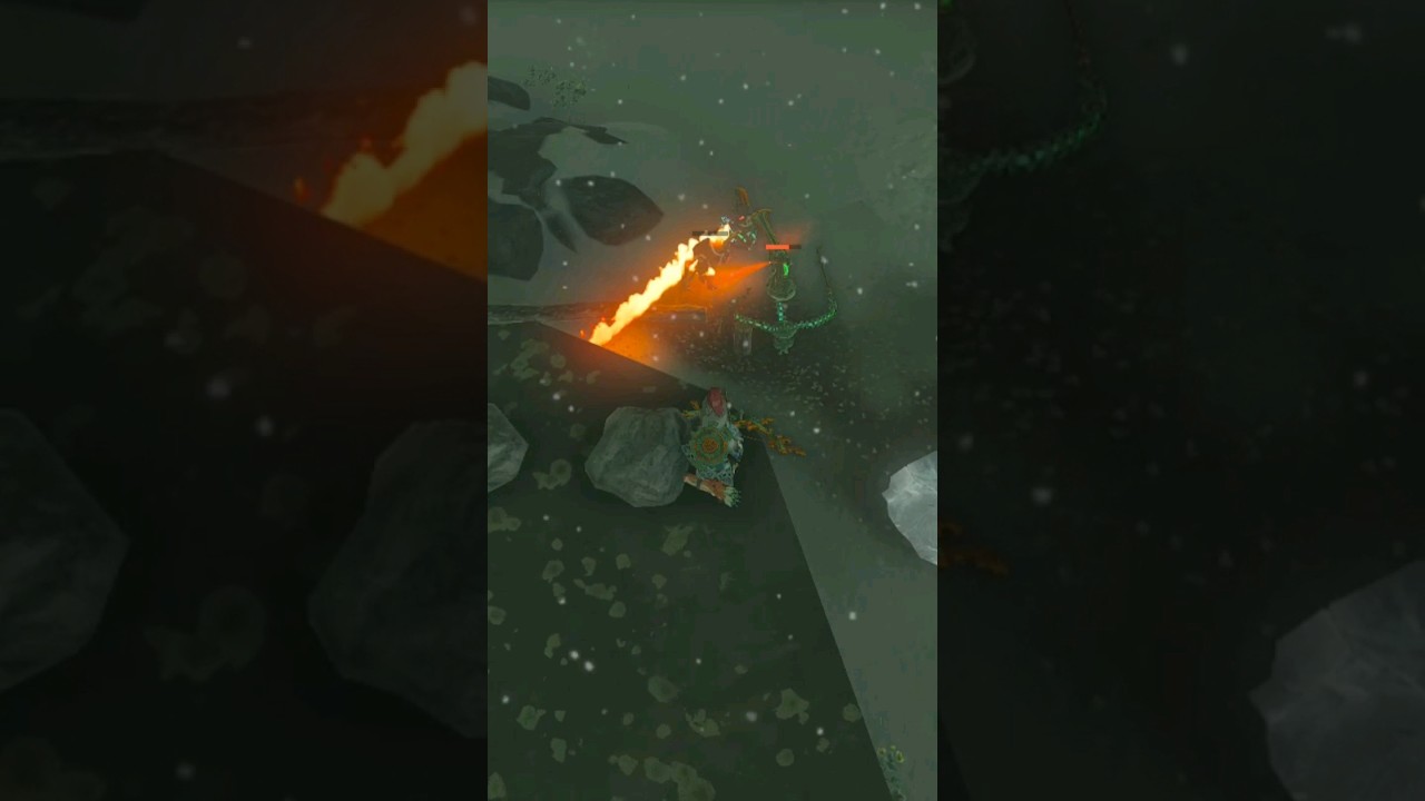 Link watches Bokoblin vs Construct brawl pt 2 