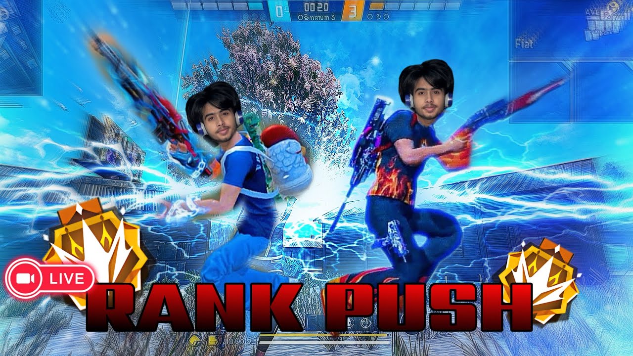 DAY-8 RANK PUSH BRONZE TO GRANDMASTER | GARENA FREE FIRE MAX LIVE - YouTube