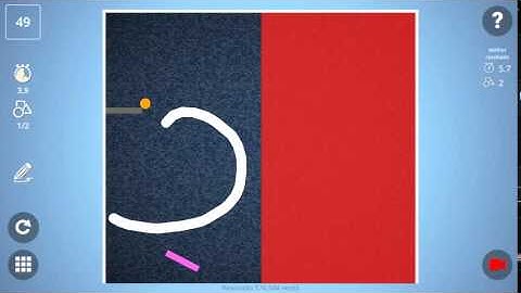 Check out how I solved level 49 in Brain It On! #BrainItOn