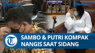 Momen Sidang Perdana Kasus Pembunuhan Brigadir J Ferdy Sambo U0026 Putri Kompak Nangis