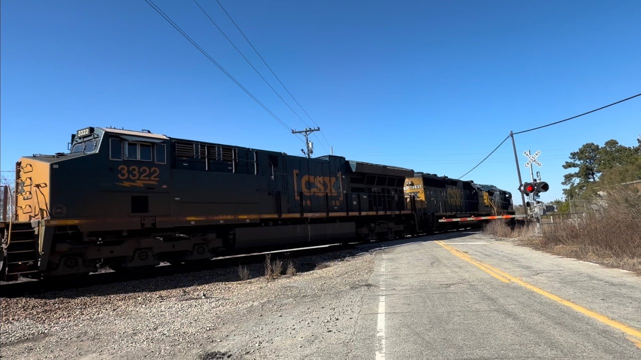 M491 enters Savannah Yard with 4 engines!  2/7/2026 2:42 PM